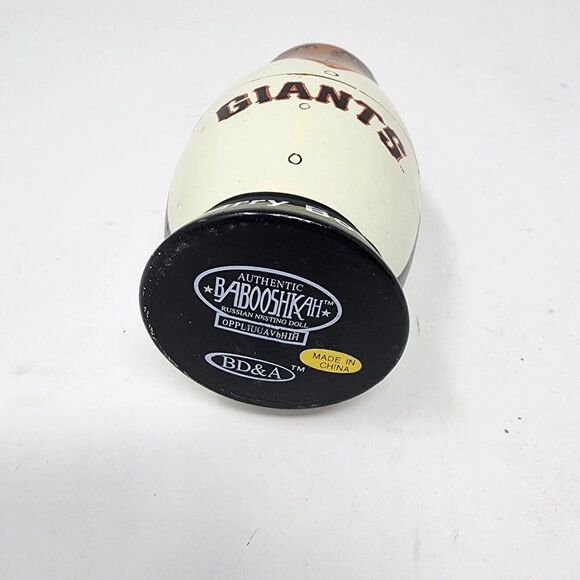 Barry Bonds SF Giants Pirates Devils Russian Nesting Dolls Babooshkah 2003 Read - Picture 5 of 14